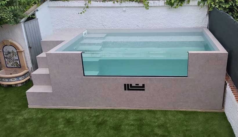 piscina elevada prefabricada